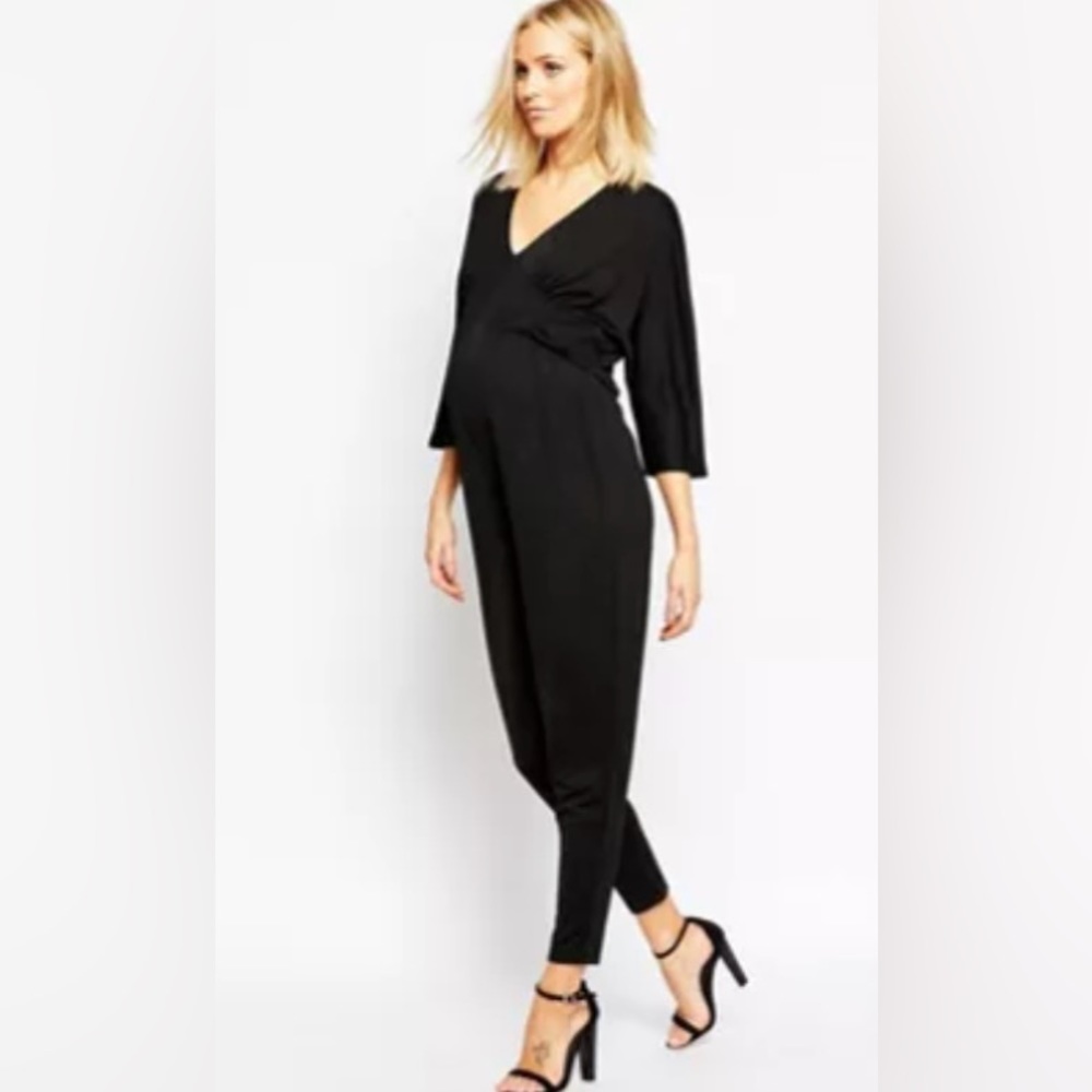 Bluebelle Black Belted Jumpsuit, size 10